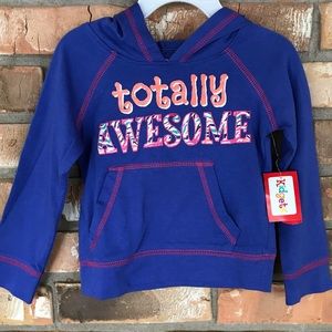 Kidgets Toddler Girls Pullover Hoodie   2T
